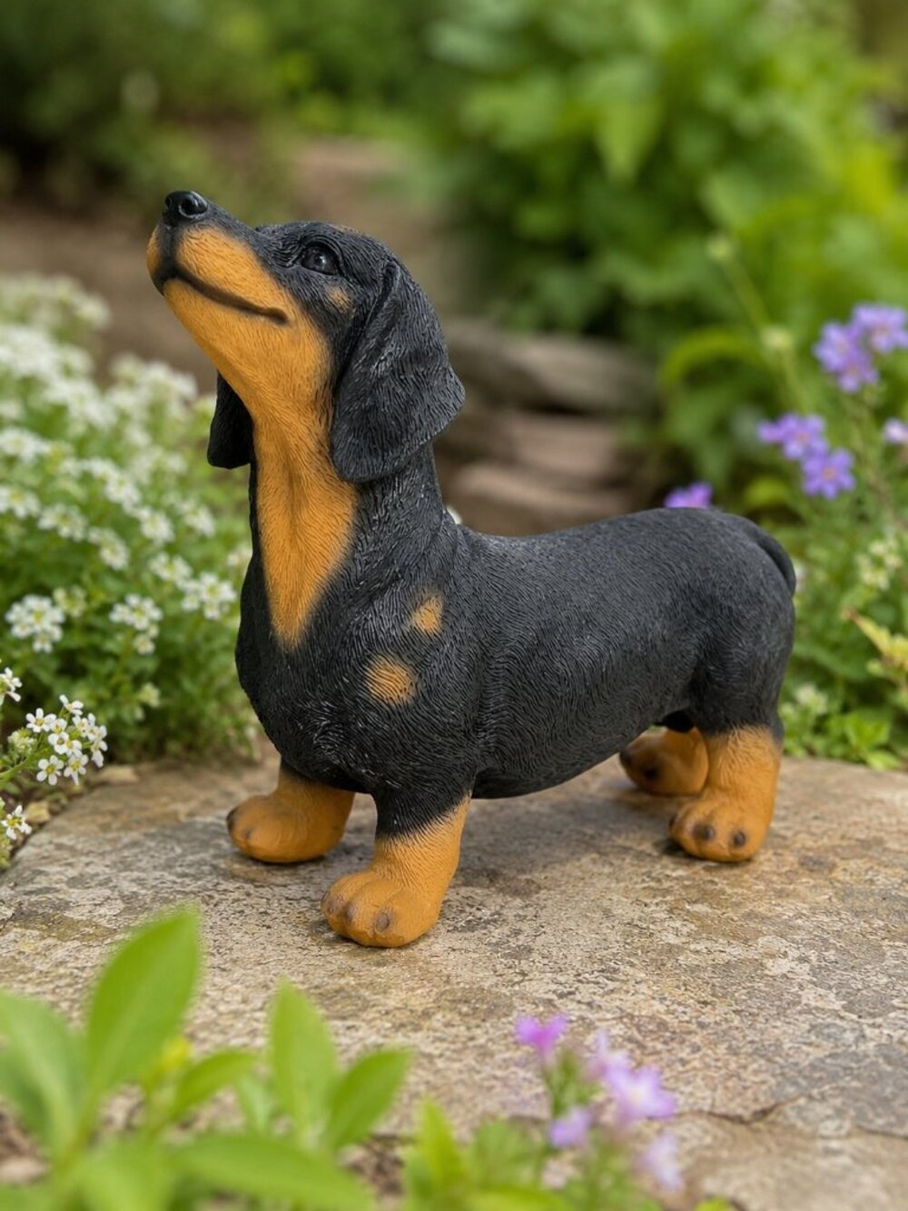 Dachshund Doxie Dog Outdoor or Indoor Garden Statue